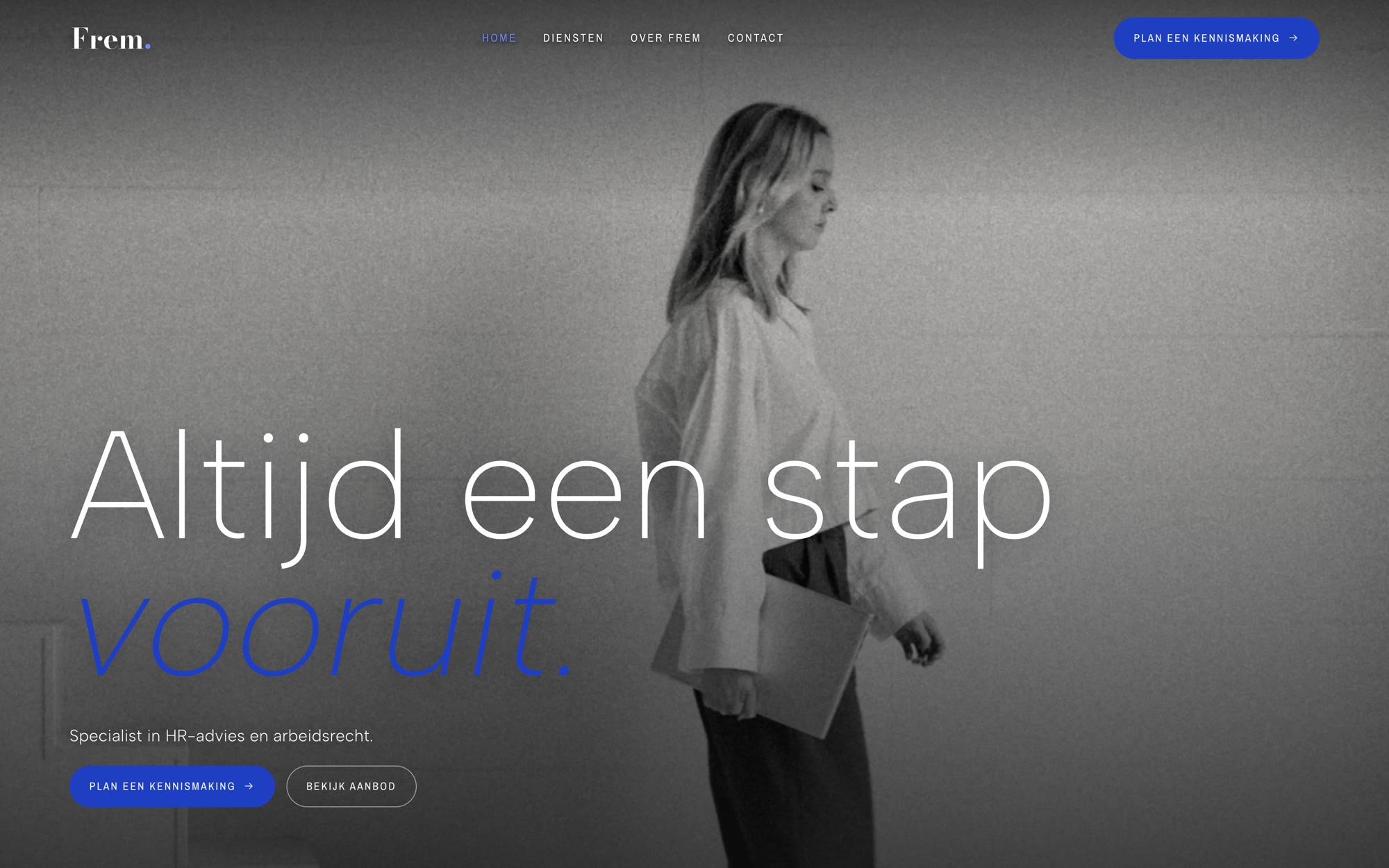 De website van Frem